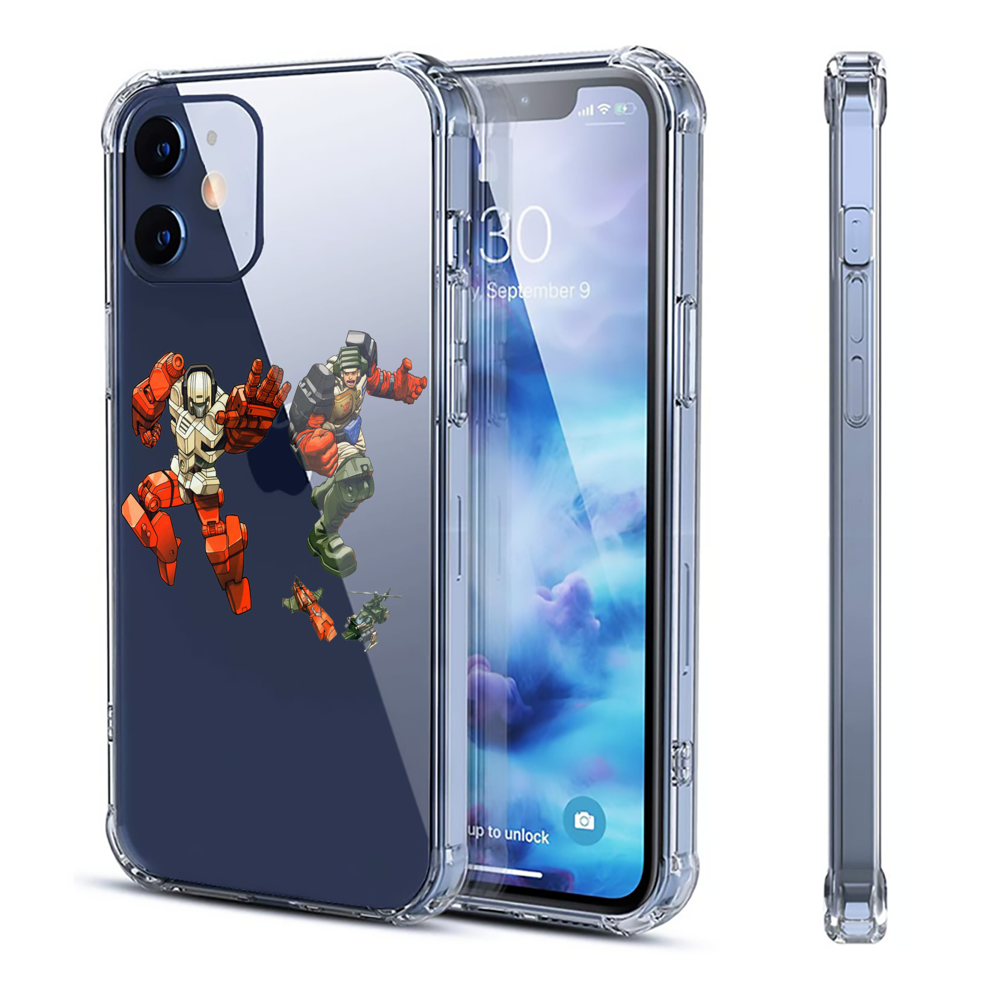 （画像用）  【iPhone 12シリーズ対応】透明スマホケース（クリアソフトケース）